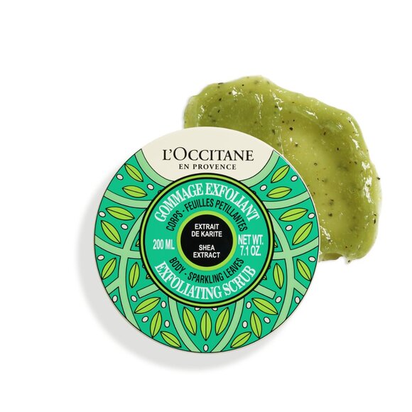 L'Occitane Limited Edition Sparkling Leaves Exfoliating Body Scrub 200ML NEW - Picture 1 of 6